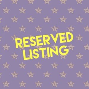 Reserved Listing